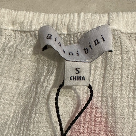 NWT GIANNI BINI WOV TAYLYNN OPEN TIE
COLOR: WHITE - Picture 7 of 12